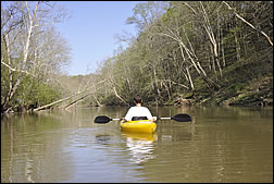kayaking on Blue River